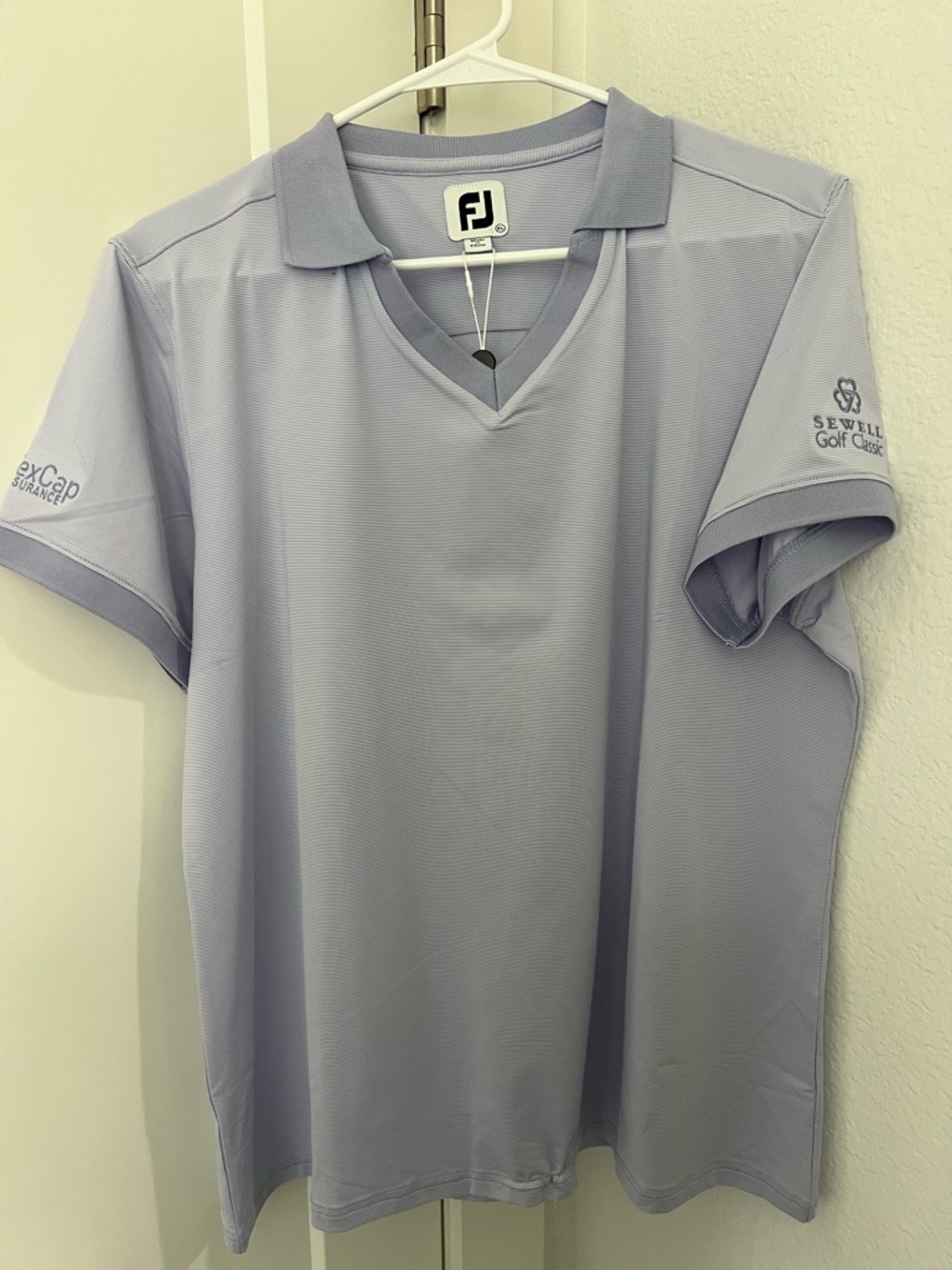 Swell Lavender Short-Sleeve V-Neck Polo